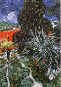 Vincent Van Gogh Dr.Gachet's Garden at Auvers-sur-Oise France oil painting artist